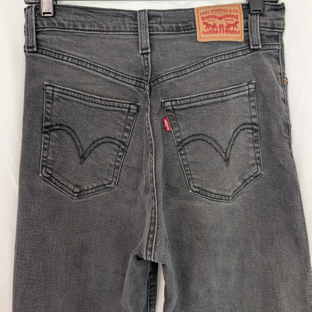 Levi's Women's Charcoal Straight Leg Jeans